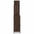 Set de muebles baño 4 pzas madera contrachapada roble