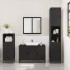 Juego de muebles de baño 3 pzas madera contrachapada