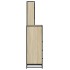 Set de muebles de baño 3 pzas madera contrachapada roble