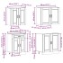 Mueble de cocina Kalmar negra 4 piezas madera