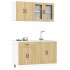 Mueble cocina Kalmar roble sonoma 4 pzas madera