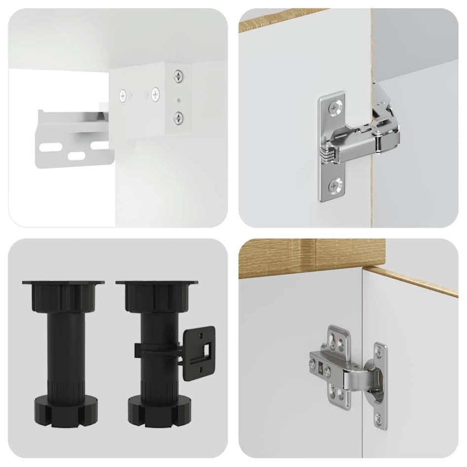 Mueble cocina Kalmar roble sonoma 4 pzas madera