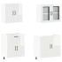 Mueble cocina Kalmar blanco de alto brillo 4
