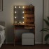 Tocador con LED madera vieja 74,5x40x141