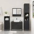 Juego de muebles de baño 3 pzas madera contrachapada
