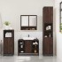 Set de muebles baño 3 pzas madera contrachapada roble