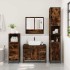Set de muebles baño 3 pzas madera contrachapada roble
