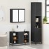 Juego de muebles de baño 3 pzas madera contrachapada