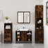 Set de muebles baño 3 pzas madera contrachapada roble