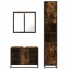 Set de muebles baño 3 pzas madera contrachapada roble