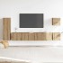 Mueble para TV de pared madera contrachapada artesanal 5