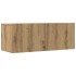 Mueble para TV de pared madera contrachapada artesanal 5