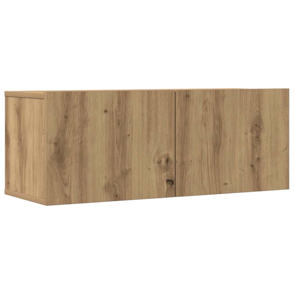 Mueble para TV de pared madera contrachapada artesanal 5