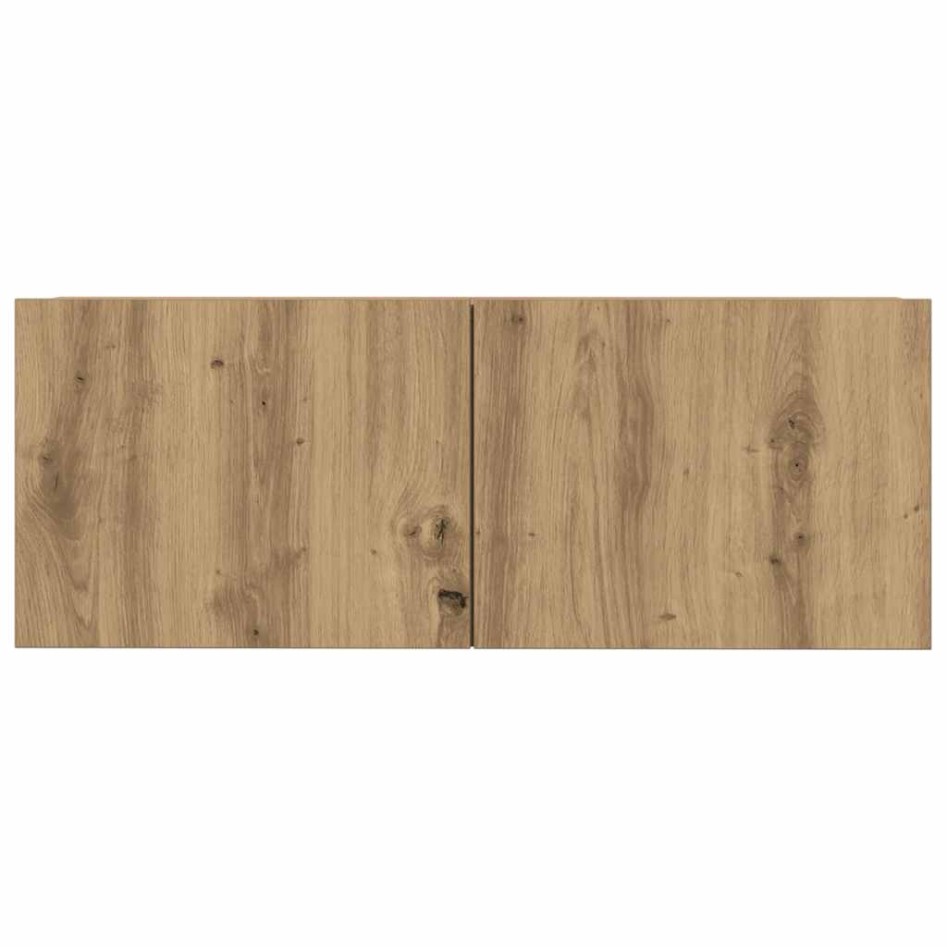 Mueble para TV de pared madera contrachapada artesanal 5