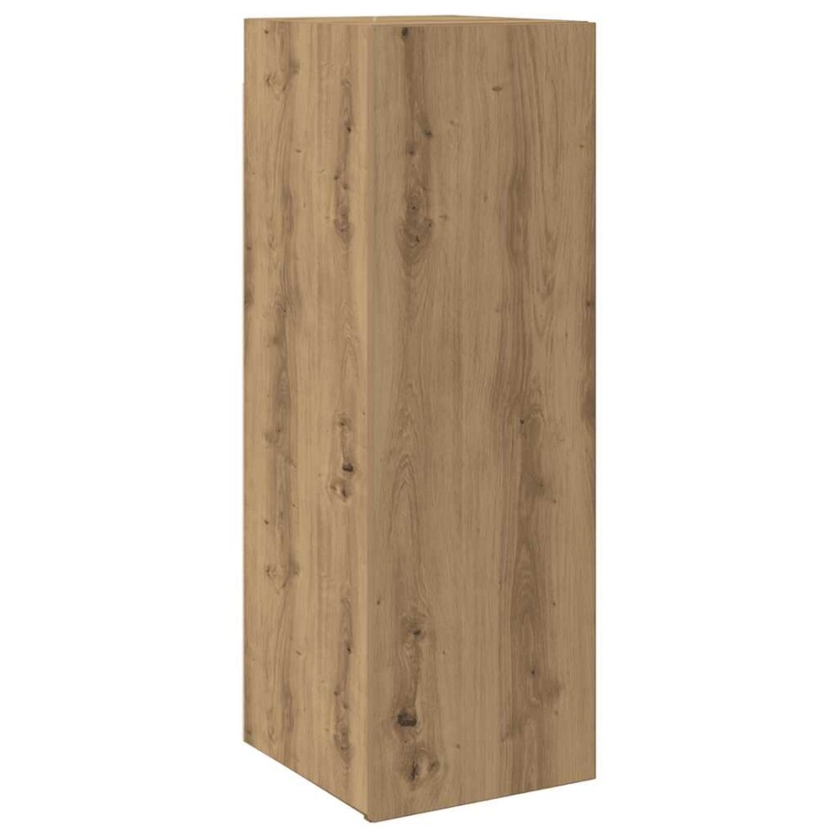 Mueble para TV de pared madera contrachapada artesanal 5