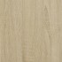 Set de muebles de baño 3 pzas madera contrachapada roble