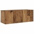 Muebles de TV de pared 3 uds madera vieja madera de