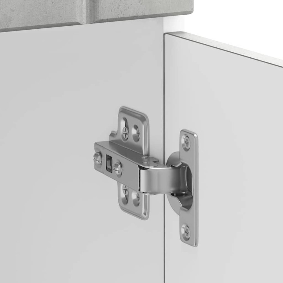 Mueble bajo de cocina Lucca madera contrachapada gris