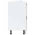 Mueble bajo de cocina Lucca madera contrachapada gris