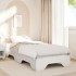 Estructura de cama sin colchón apilable blanca 80x200