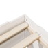 Estructura de cama sin colchón apilable blanca 80x200