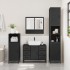 Juego de muebles de baño 4 pzas madera contrachapada