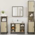 Juego de muebles de baño 4 pzas contrachapada roble