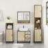 Juego de muebles de baño 4 pzas contrachapada roble