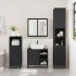 Juego de muebles de baño 4 pzas madera contrachapada
