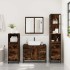 Set de muebles baño 4 pzas madera contrachapada roble