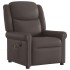 Sillón reclinable de masaje eléctrico marrón