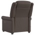 Sillón reclinable de masaje eléctrico marrón