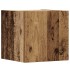 Conjunto de mueble de TV 6 piezas montado la pared madera