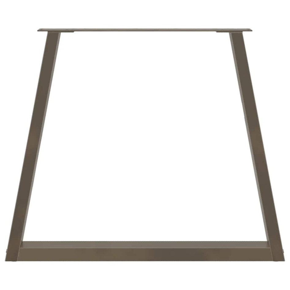 Patas para mesa de comedor en forma de V 2 uds acero