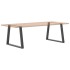 Patas para mesa comedor forma V 2uds antracita 100x(72-73,3)