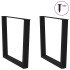 Patas para mesa de comedor en forma de V 2 uds acero