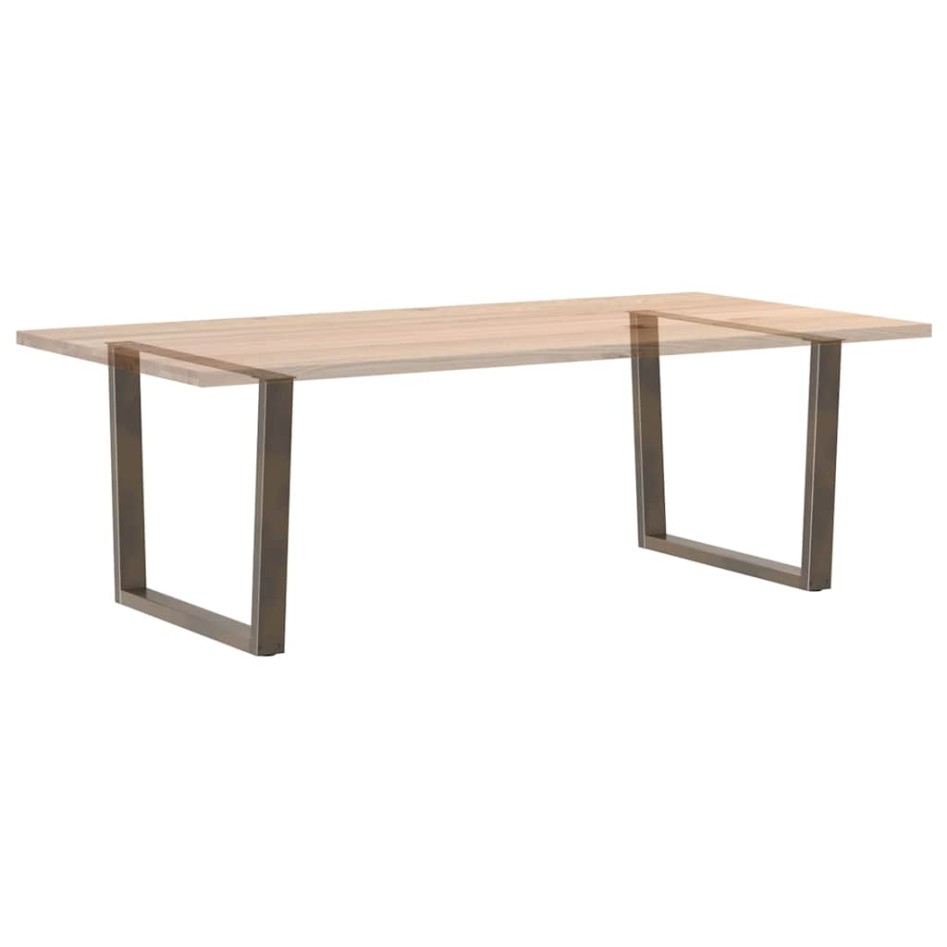 Patas para mesa de comedor en forma de V 2 uds acero