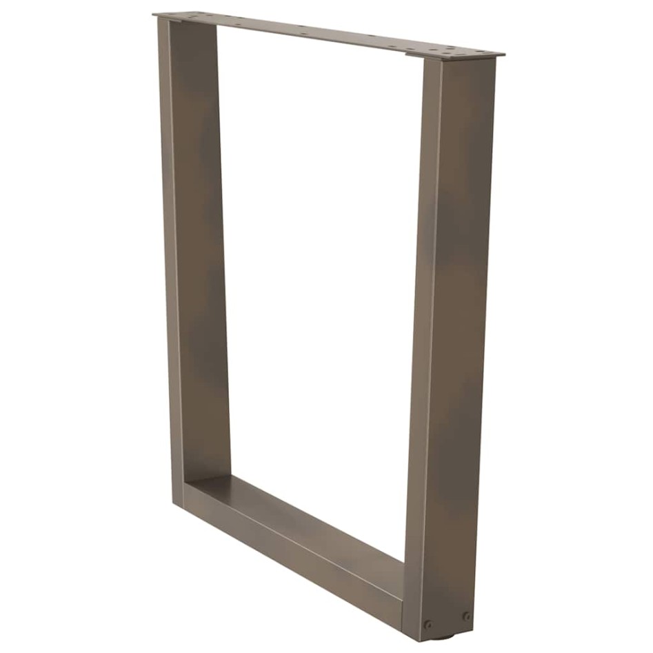 Patas para mesa de comedor en forma de V 3 uds acero