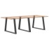 Patas para mesa comedor forma V 3uds antracita 90x(72-73,3)