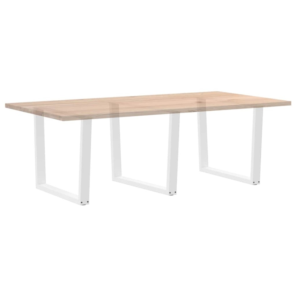 Patas mesa comedor forma V 3uds acero blanco
