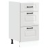 Mueble bajo cocina Kalmar madera ingeniería blanca alto
