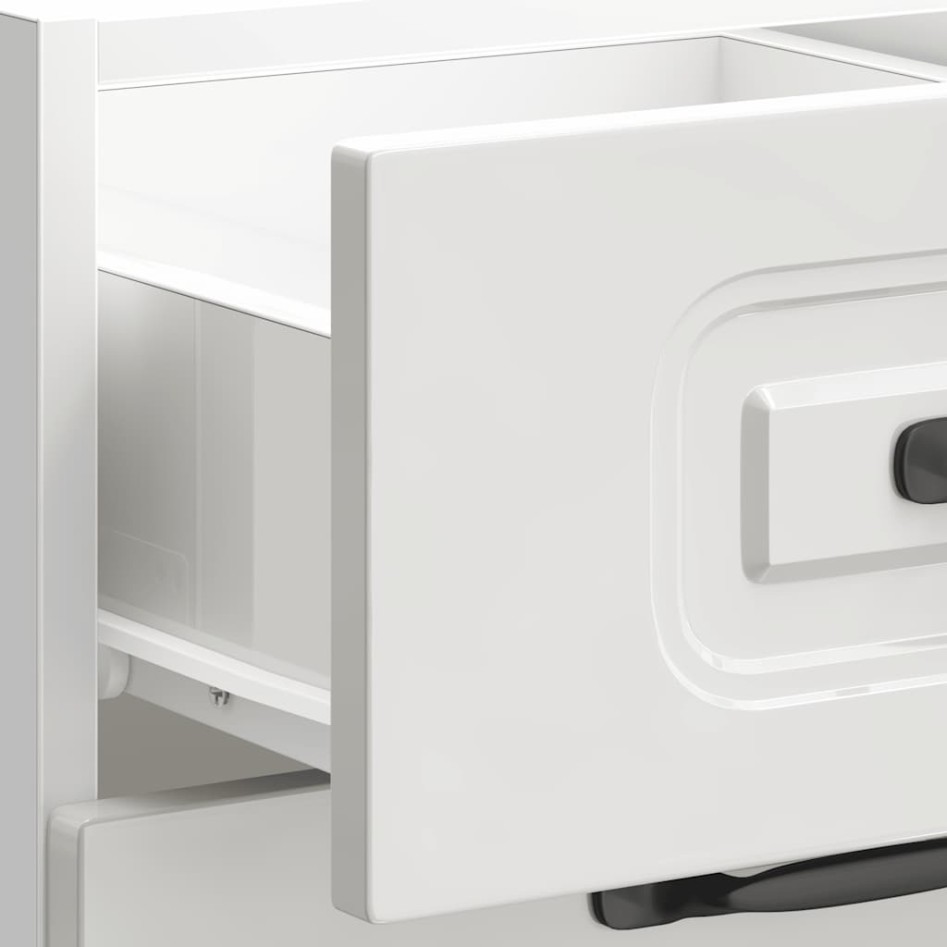 Mueble bajo cocina Kalmar madera ingeniería blanca alto