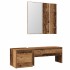Juego de muebles de recibidor madera ingeniería madera