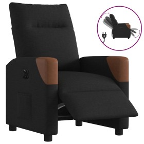 Sillón reclinable eléctrico de tela