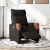 Sillón reclinable eléctrico de tela