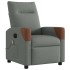 Sillón reclinable de masaje eléctrico tela gris