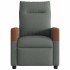 Sillón reclinable de masaje eléctrico tela gris