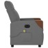 Sillón reclinable de masaje eléctrico tela gris