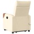 Silla de masaje reclinable de pie de tela color