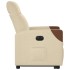 Sillón eléctrico reclinable elevable de tela color